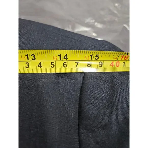 NWT Talbots Wool Blend Navy Blue Blazer Jacket Women's Size 10 MSRP $209.00 - Picture 9 of 10